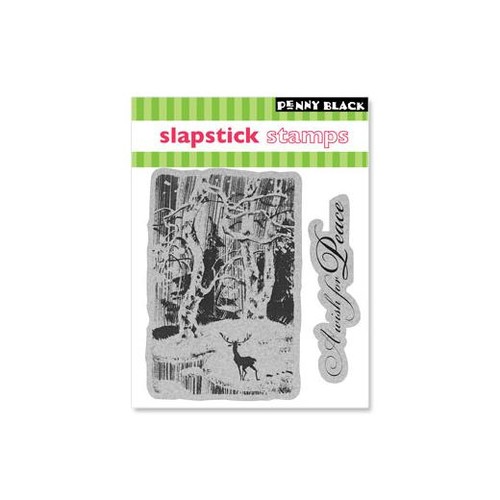 Penny black cling rubber - penny,