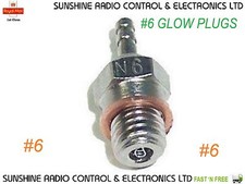 RC Nitro Car Boat Plane Glow Plug Cold N6 HSP Tamiya HPI Engine .12 .28 New UK