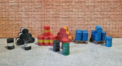Oil drums barrels full set - drums,