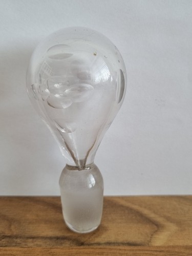 Antique hand blown - hand, clear