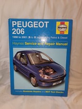 Peugeot 206 Haynes Manual 1998