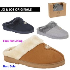 Ladies slippers snuggle fur - ladies,