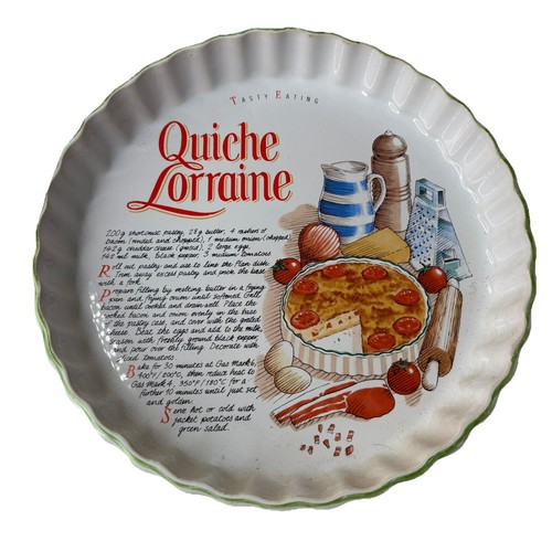 Vintage quiche lorraine - vintage, recipe
