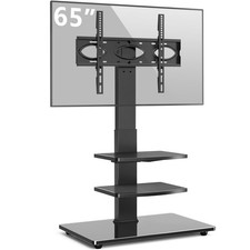 RFIVER Freestanding Swivel Floor TV Stand Tall TV Unit for 32 35 40 42 43 49 ...