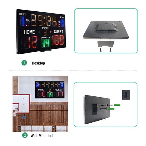 Tabletop scoreboard digit - tabletop,
