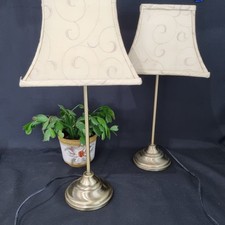 Pair Bhs Vintage Gold Brass