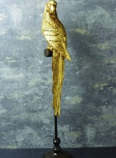 Decorative Gold Tone Parrot on