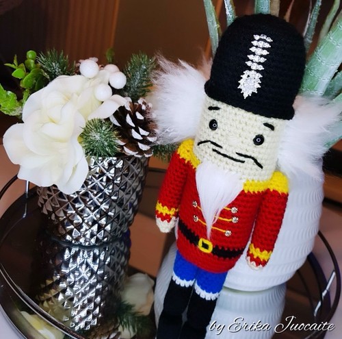 Handmade crocheted nutcracker - handmade,