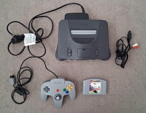 N64 console and game bundle - n64,
