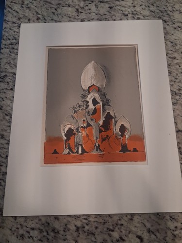 Original color lithograph - original,