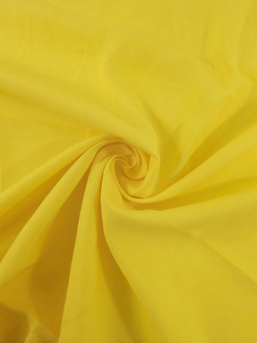 Yellow 100 linen fabric - linen,