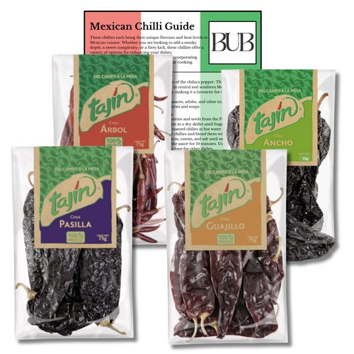 Tajin mexican dried chilli set - tajin,