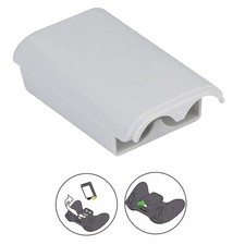 for Xbox 360 Controller - Off White AA Battery Holder Shell Back Door Cover
