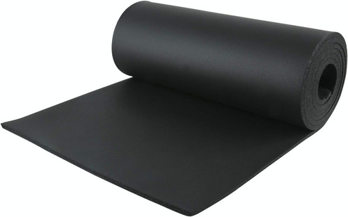 Black neoprene plain - black,