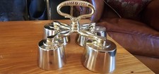 Koley Satin Finish Brass Set of Four Church Sanctuary / Altar Bells K427