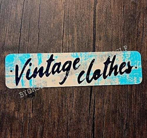 Vintage clothes metal - metal,