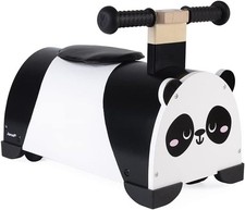 Janod - Wooden Ride-On Panda -