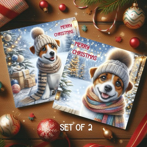Jack russell dog - dog, christmas