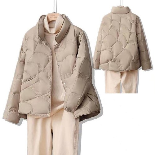 Women duck down coat - duck,