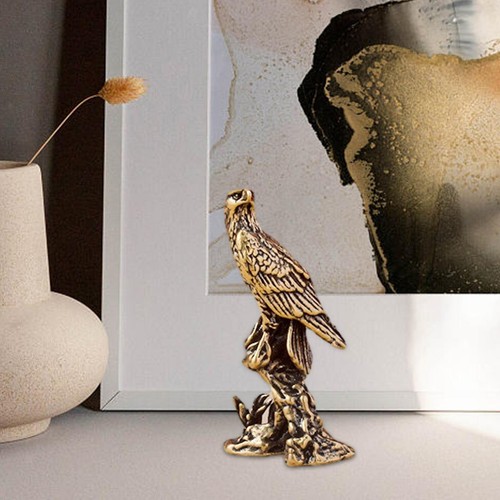 Brass eagle statue art - brass,