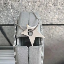 Hollow Star Pendant Necklace Stainless Steel Hip Hop Punk Style Men Jewelry