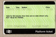 Town Green M01 - APTIS platform ticket - final example from station, Merseyrail