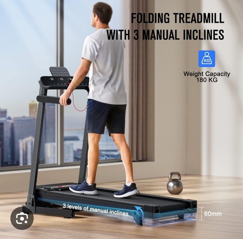 Treadmill electric folding