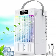 Portable Air Conditioner, 4-in-1 Air Cooler Evaporative, Air Cooling Fan and Hum