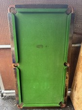 Antique 1926  6 x 3 ft Slate Bed Snooker Pool / Dining Table - EJ RILEY Ltd 