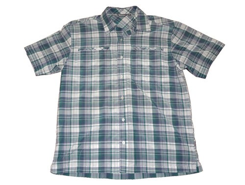 Rohan green check short sleeve - check,