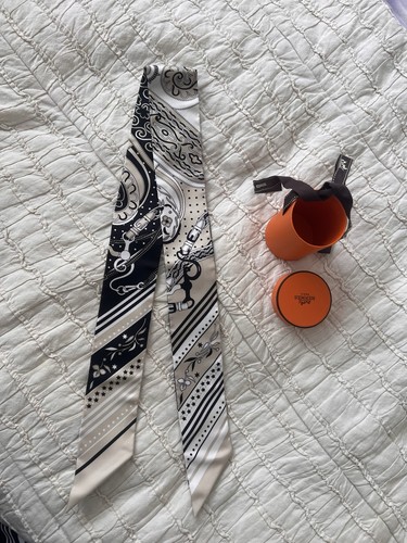 Hermes twilly scarf silk bnib - twilly,