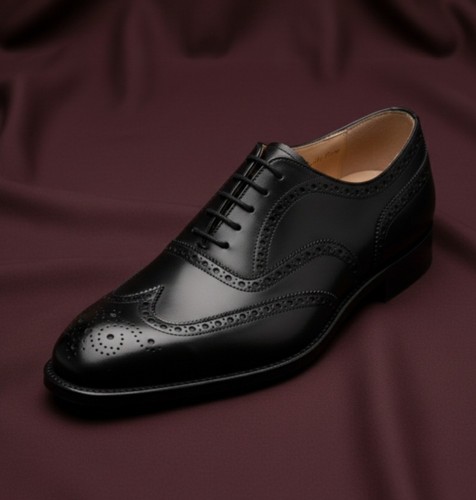 Handmade black derby shoes for - shoes,