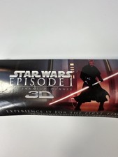 Star Wars Episode 1 3D Glasses - Phantom Menace - Apollo Cinemas 2012 Darth Maul