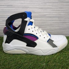 Nike Air Flight Huarache Womens OG 2014 White Blue Bold Berry Trainers Size UK 4