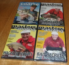 FISHING DVD'S X 4. NEW, SMALL