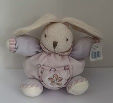 Kaloo Pink Lilirose Chubby Bear  Flower Soft Toy