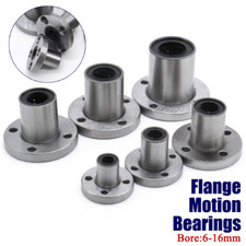 6-16mm Flange Shaft Coupling Linear Motion Bushing Bearing Guide Shaft Support