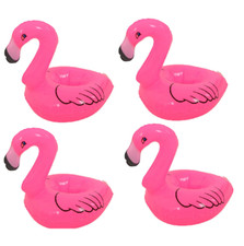 4x Inflatable Flamingo Drink