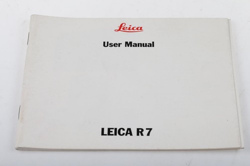 Leica instruction manual for - leica,