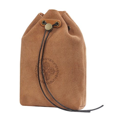Suede leather tobacco - leather,