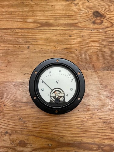 Vintage style analog voltmeter - vintage-style,