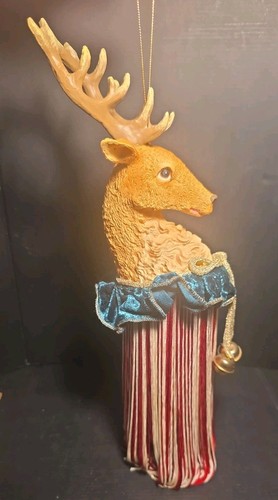 Rustic buck deer head resin - rustic,