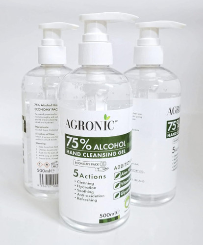 Hand sanitizer gel packs - 3, ×