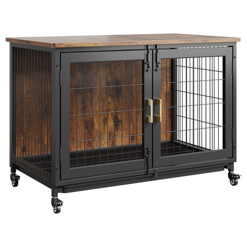 Wooden dog crate - wooden,
