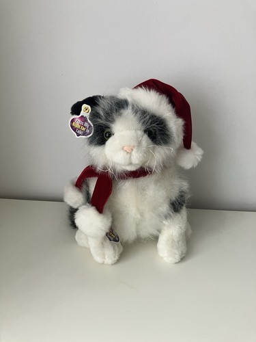 Singing christmas cat plush - christmas,