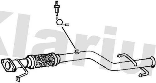 Exhaust pipe fits hyundai getz - fits,