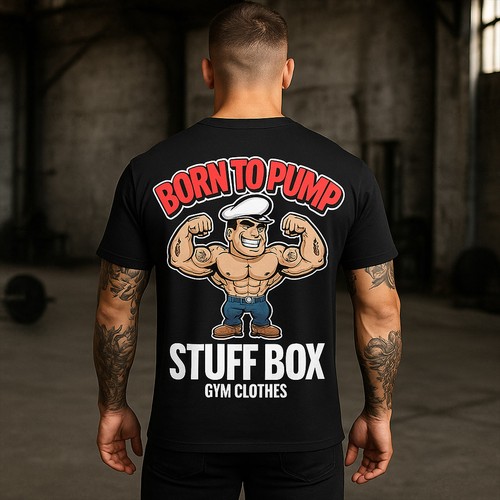 Stuff box gym shirt born - stuff,