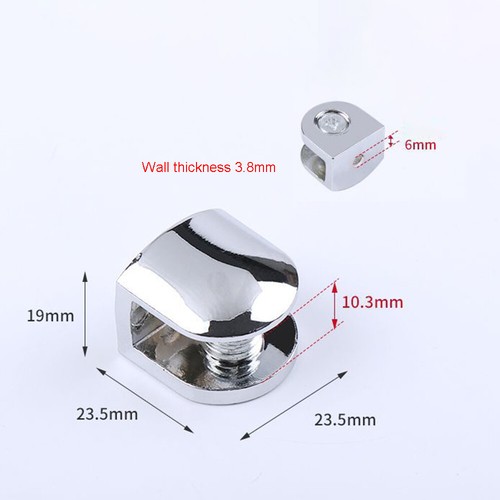 Glass clip small shelf fixing - small,