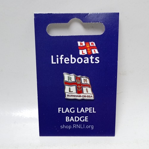 Rnli burnham sea pin badge - rnli, burnham-on-sea