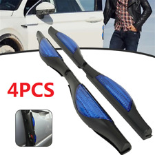 4x REFLECTIVE CAR DOOR EDGE GUARD PROTECTORS BLUE
